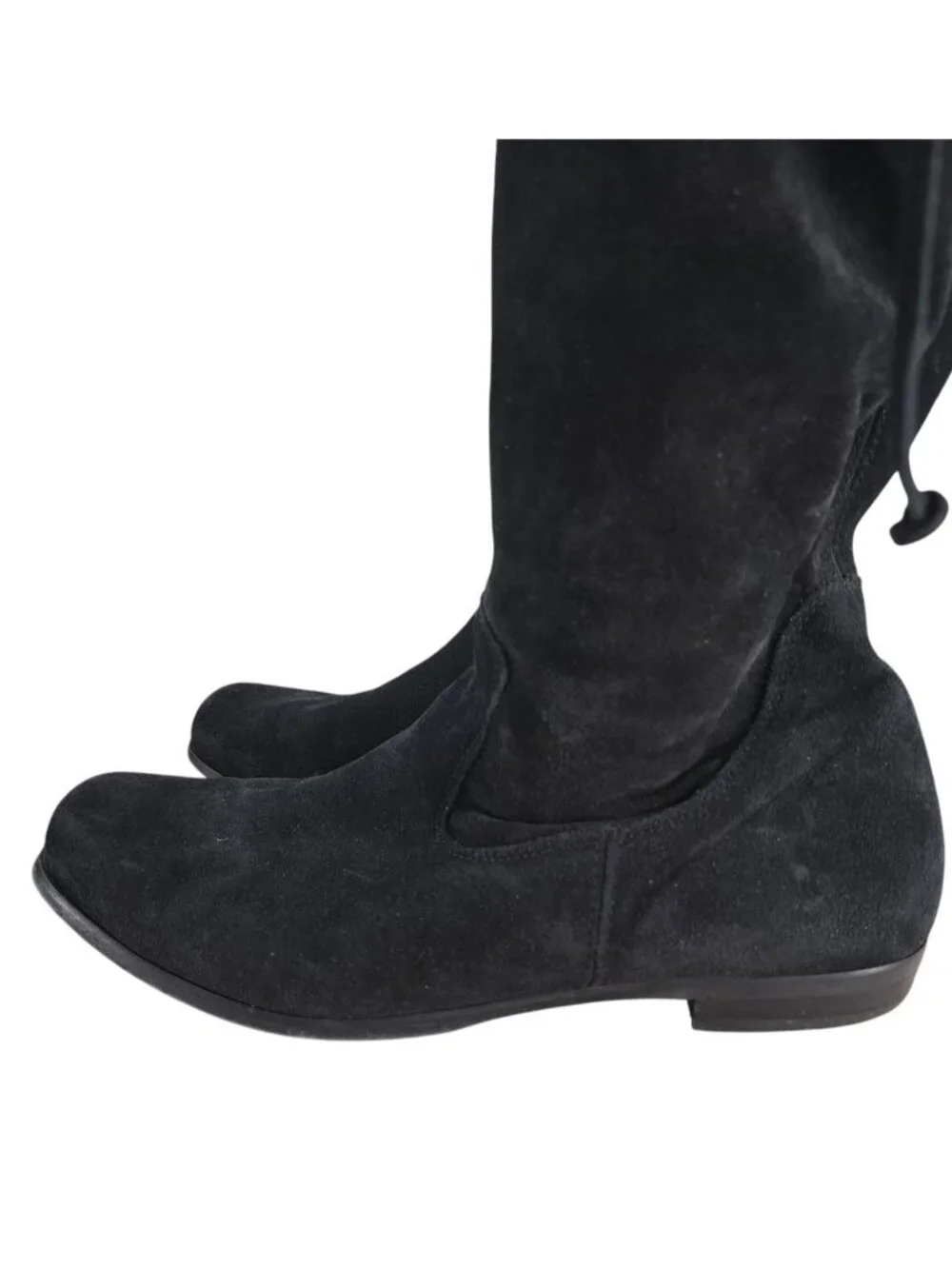 Paul Green Pull On Suede Over the Knee Riding Boots Size UK 6.5 US 9 Goth Pirate